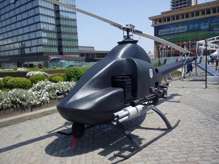 Безпілотний вертоліт розробки НТЦ Дельта міністерства оборони Грузії. Тбілісі, 26.05.2015