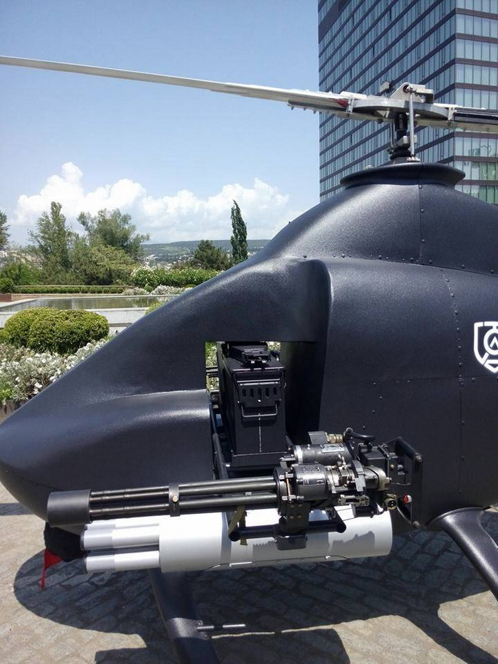 Безпілотний вертоліт розробки НТЦ Дельта міністерства оборони Грузії. Тбілісі, 26.05.2015