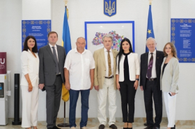 Третий Президент Украины Виктор Ющенко посетил Международного Европейского Университета
