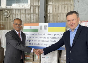 Индия передала Украине очередной груз гуманитарной помощи – посольство